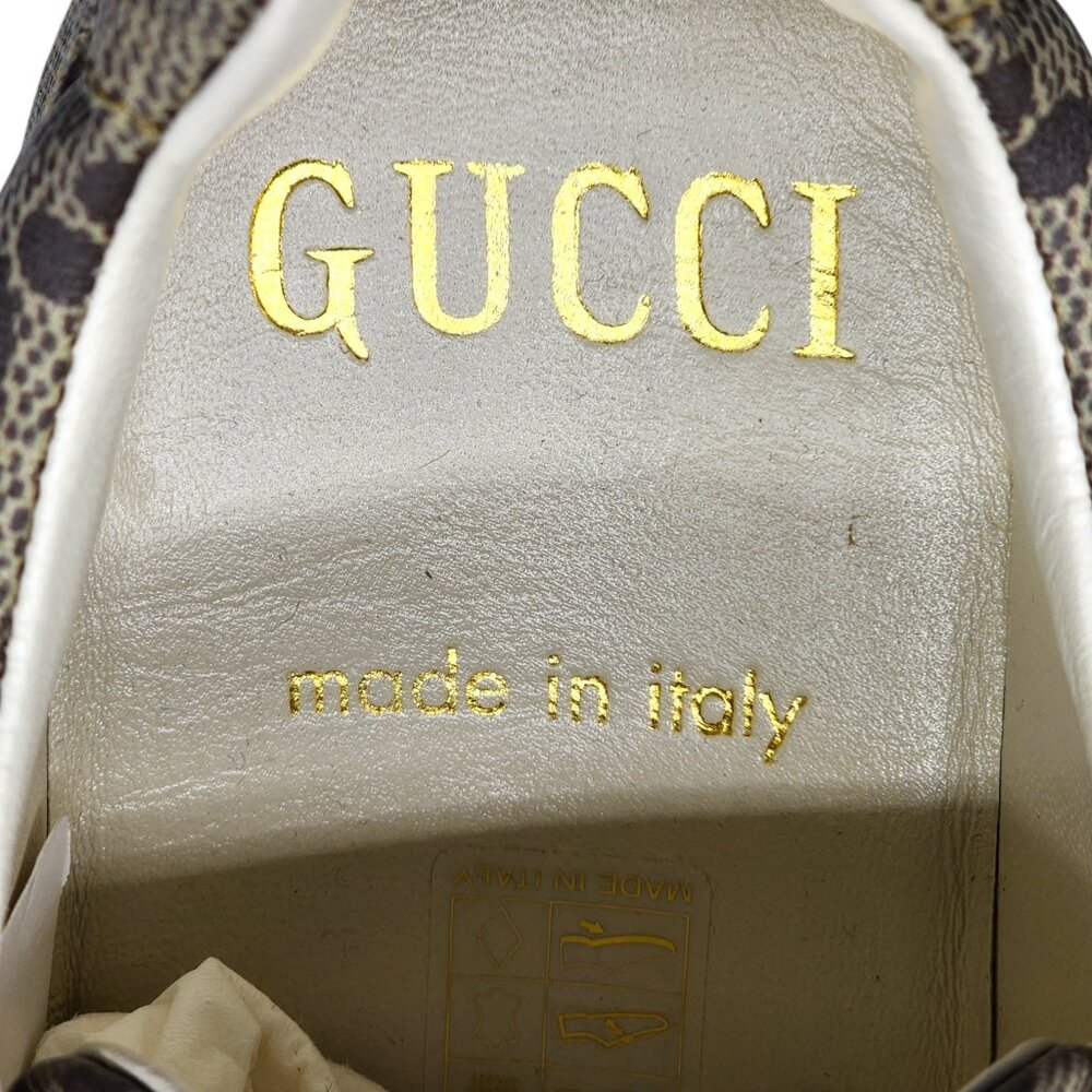 Gucci GG Supreme Canvas Men's 100 Rhyton Sneaker - Picture 6 of 8